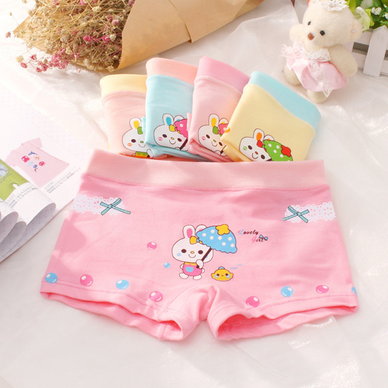 Children's underwear girls children boxer underwear small and medium-sized children's female baby underwear shuttle cotton underwear a generation of hair