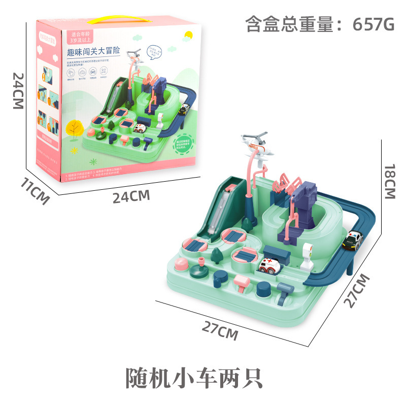 Picture of Large Space Track Set Car Break-through Big Adventure Track Double Layer Toy Children's Track Car Educational Gift