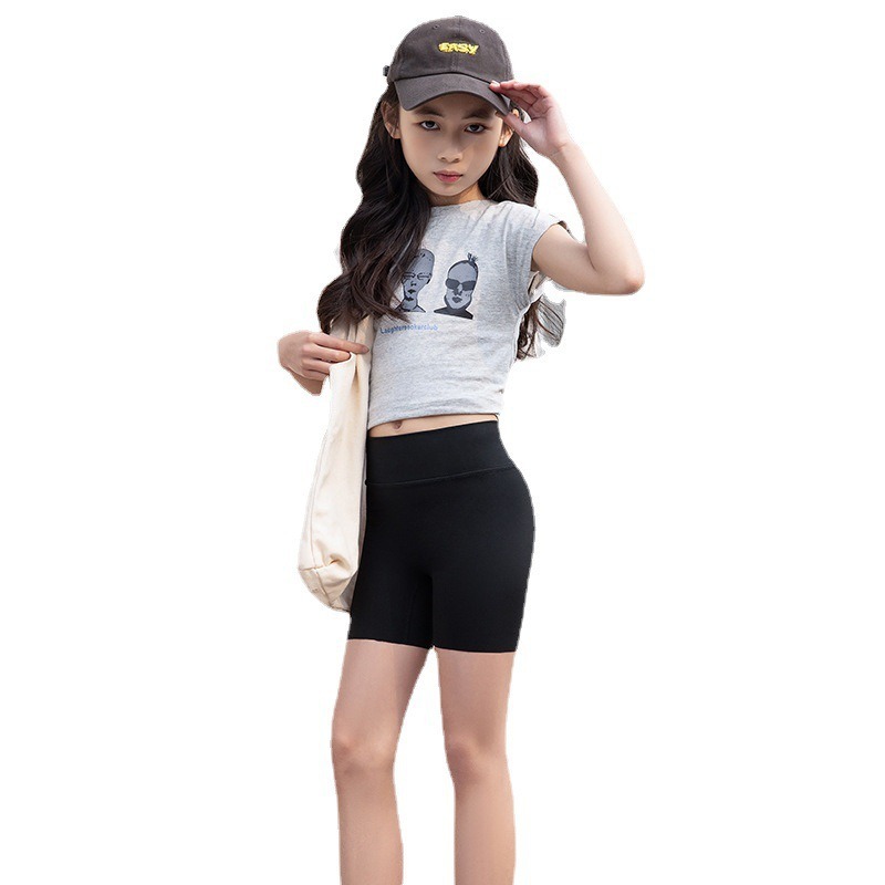 Picture of Girl's Shark Pants Children's Three-point Safety Pants Thin Summer Barbie Leggings Outer Wear Anti-light Insurance Shorts