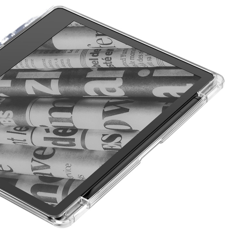 For 2024New Kindle scribe360 rotating protective cover 10.2 inch e-book transparent color protective case