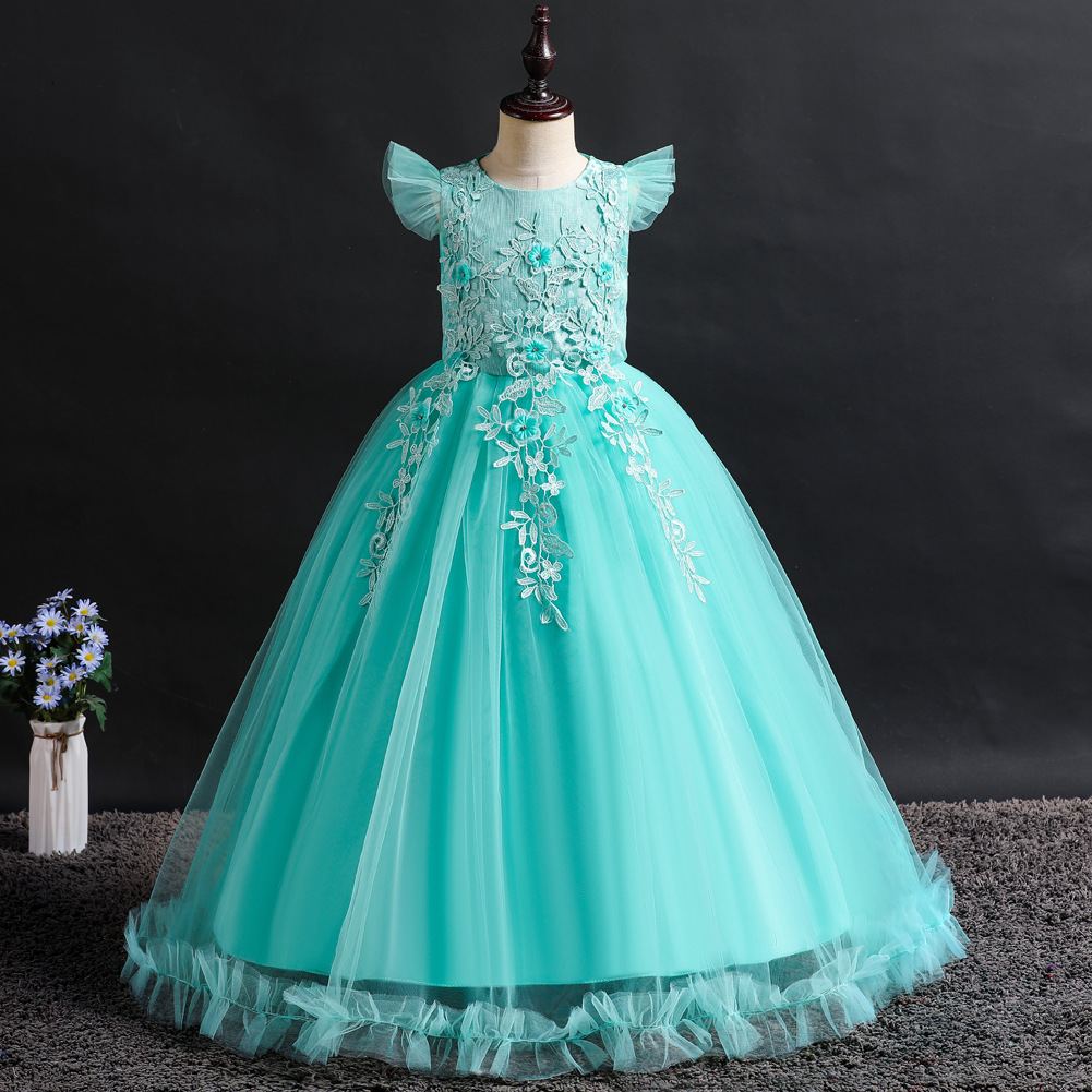 Picture of New Explosions Girls Dress children's Wedding Dress Flower Princess Dress Dress children's Dress children