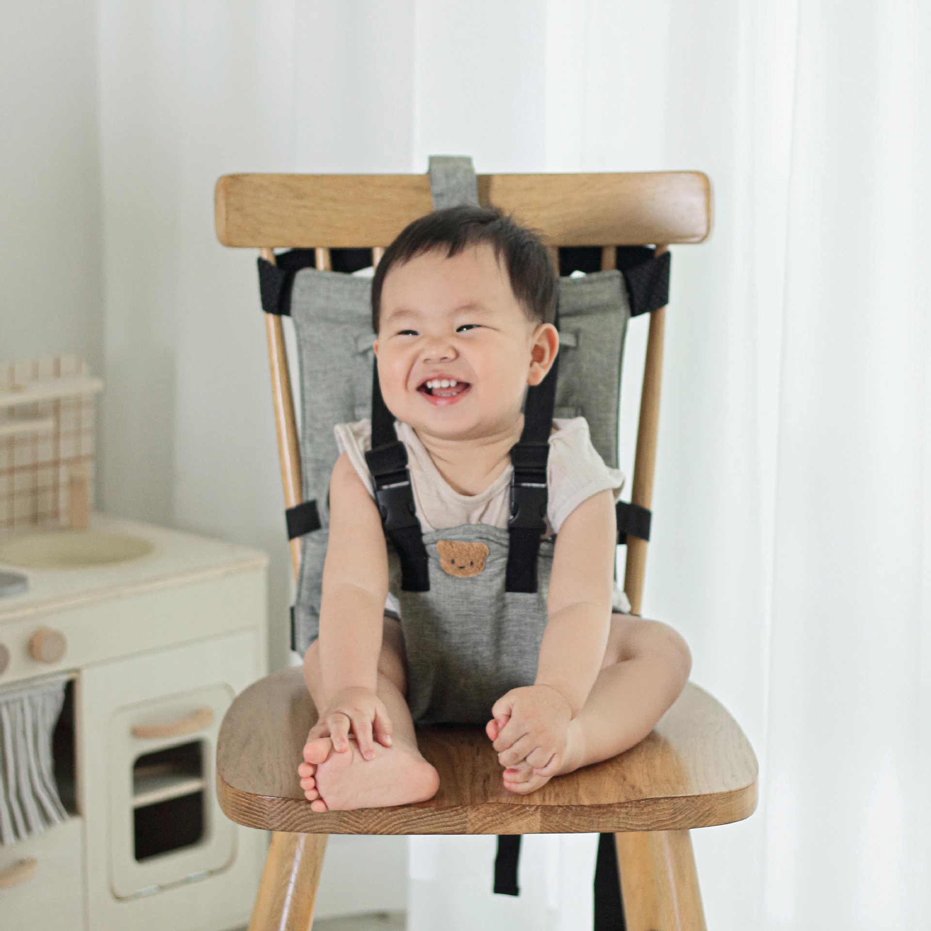 Cross-border hot sale baby chair fixed belt baby eating and dining fixed belt portable waist protection seat belt