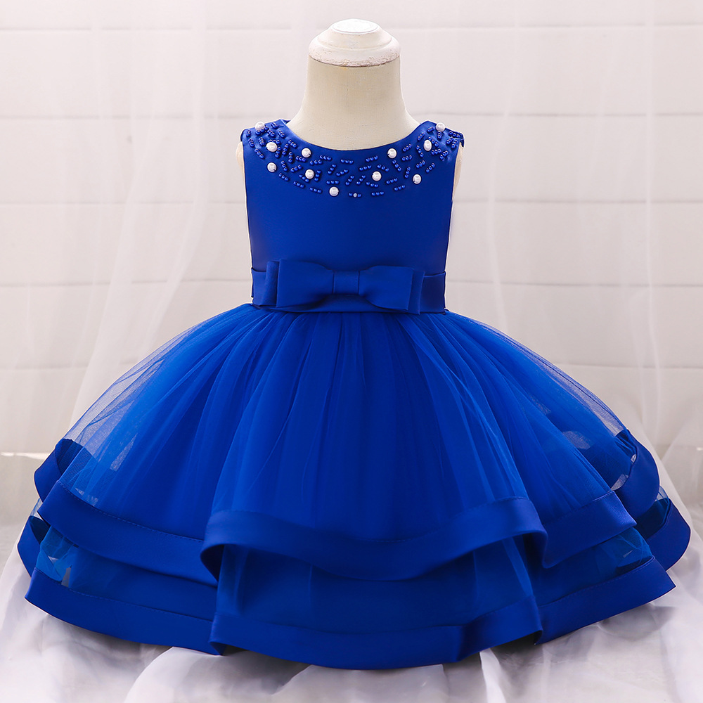 Picture of Children's Dress Export 2025 European and American New Kids Dress Cute Baby Princess Dress Washed Dress Dress
