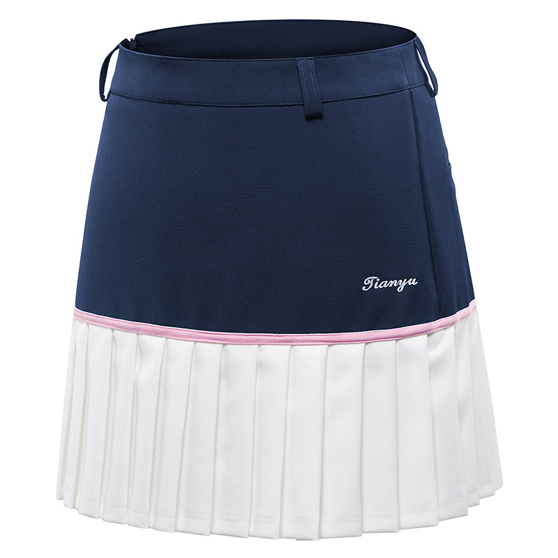 Picture of Summer Autumn New golf Skirt Summer Korean Sports Tennis Skirt Pleated Overskirt Anti-glare golf Skirt
