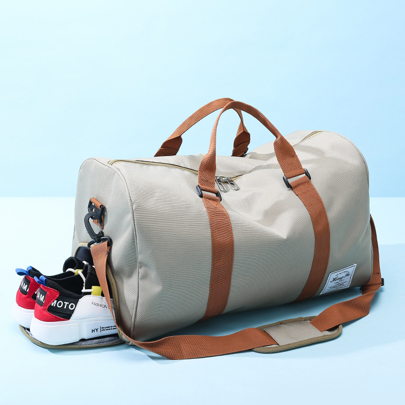 Picture of Gym Bag Women's Dry and Wet Separate Shoe Storage Portable Luggage Bag Large Capacity Sports Luggage Bag Travel Bag Printable logo