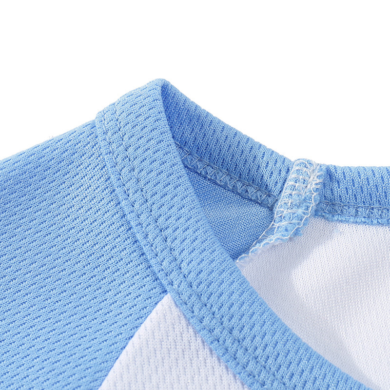 Picture of 180g Quick-drying Mesh Shoulder Contrast Crewneck T-shirt Men's and Women's Summer Leisure T-shirt Support LOGO Printing