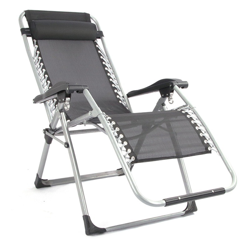 Chuntai Lunch Rafu Ma Square Tube Balcony Outdoor Lock Adjustable Teslin Gravity Folding Chair Reclining Leisure Chair