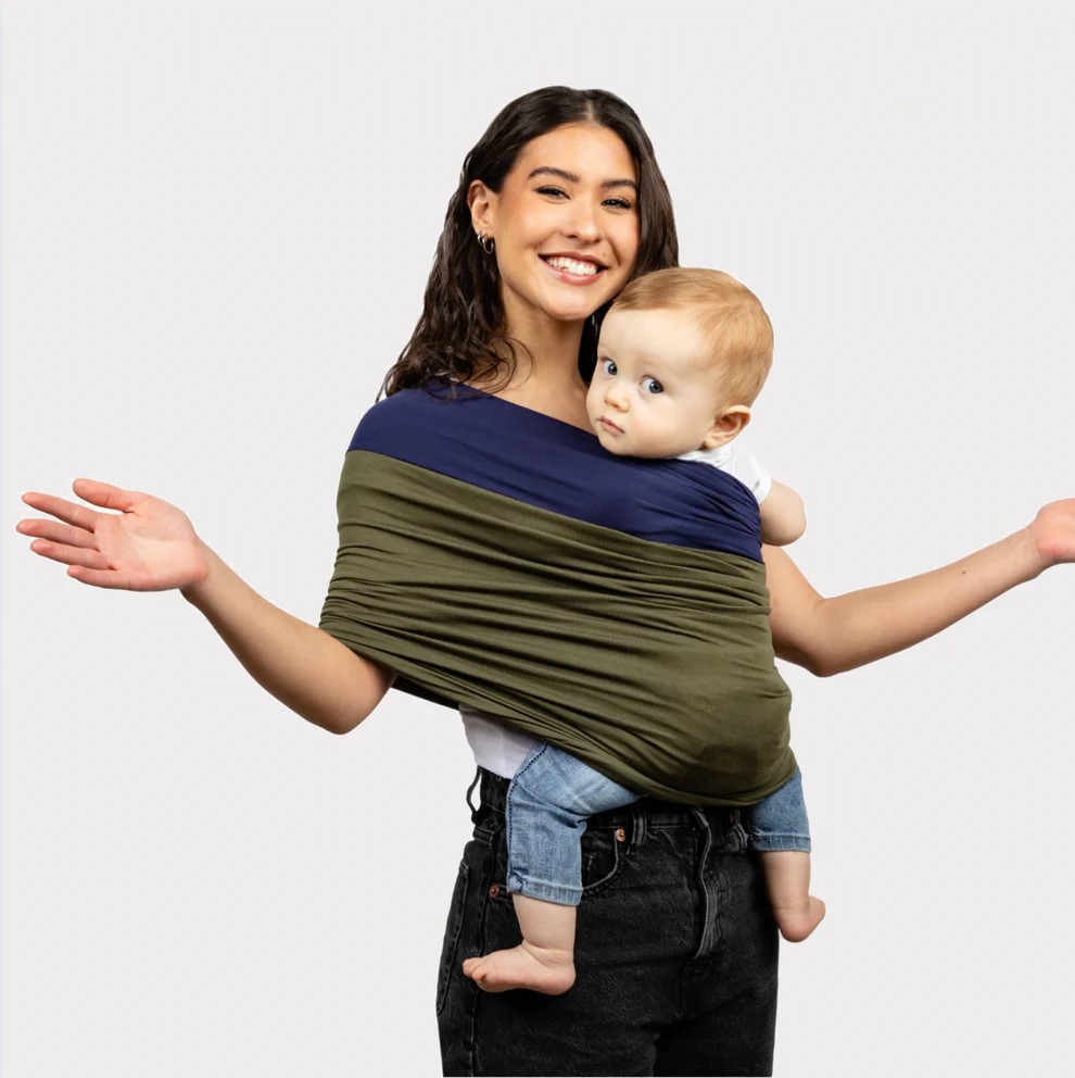 Picture of baby backpack soft high elastic fabric safety strap baby bonding comforter carrier