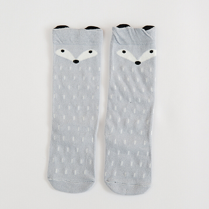 Picture of Children's High Socks, Children's Fox, Cute Baby Cotton Socks, Three-Dimensional Panda Cartoon Socks Wholesale