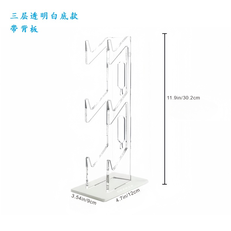 Picture of Acrylic Game Handle Display Stand PS4 Wireless Transparent Desktop Headset Hanger PS5 Universal Handle Bracket
