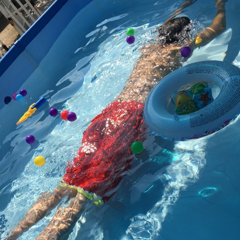 Picture of Oversized children's inflatable bracket swimming pool household children's family fish pond large adult thickened swimming pool