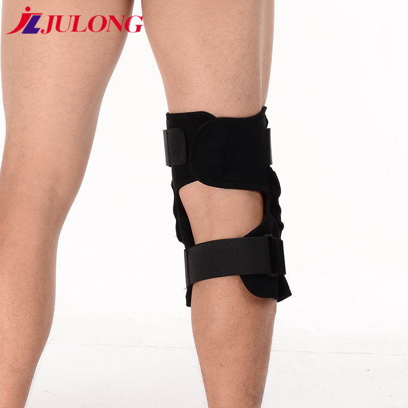 Picture of Steel plate support sports knee pads mountaineering cycling running fitness sports okcloth patella belt anti-sprain adjustable