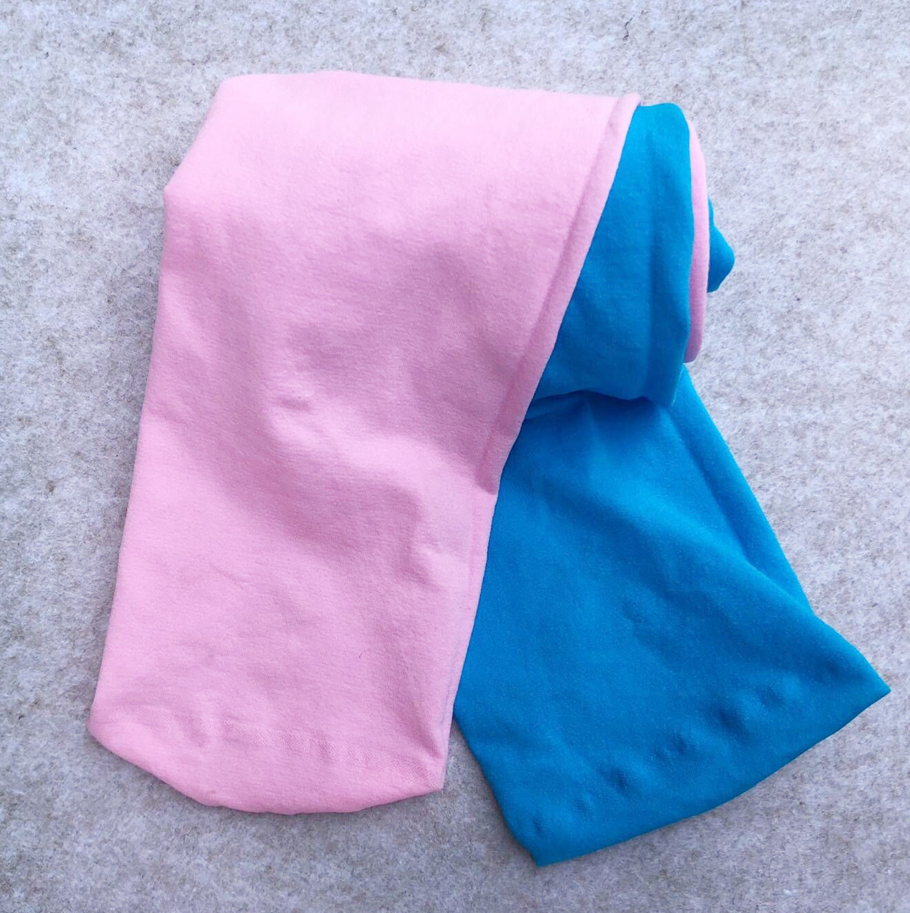 Picture of AB socks spring and autumn thin color matching velvet dance socks cross-border wholesale mandarin duck socks two-color stitching girls pantyhose