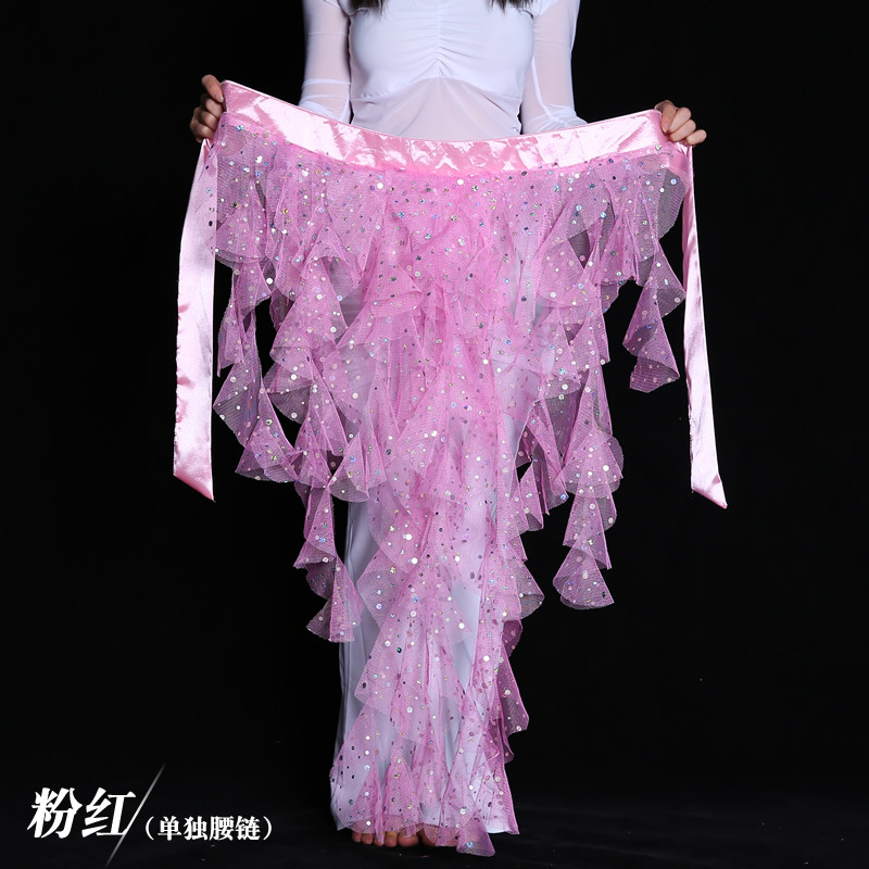 Picture of Belly Dance Highlights Mesh Nine-Tail Fox Belt Waist Chain Waist Charm Egyptian Waist Chain Source Factory
