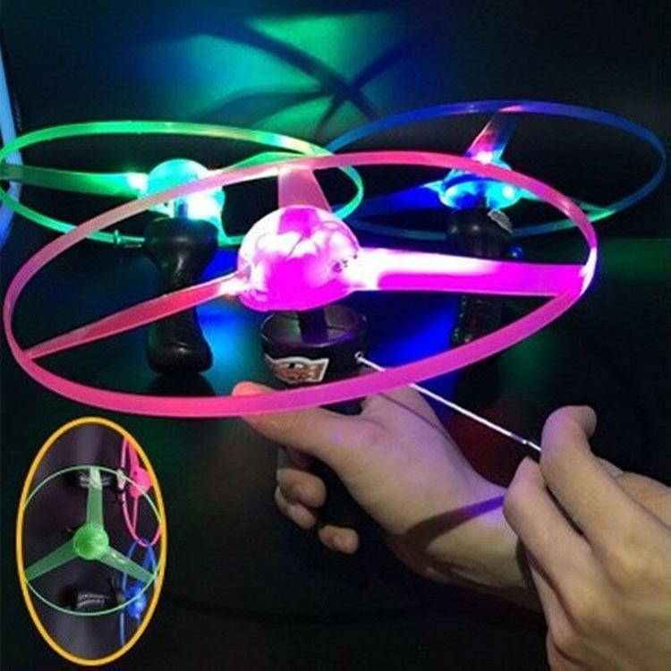 Picture of Children's Luminous Toy Pull String Luminous Flying Saucer