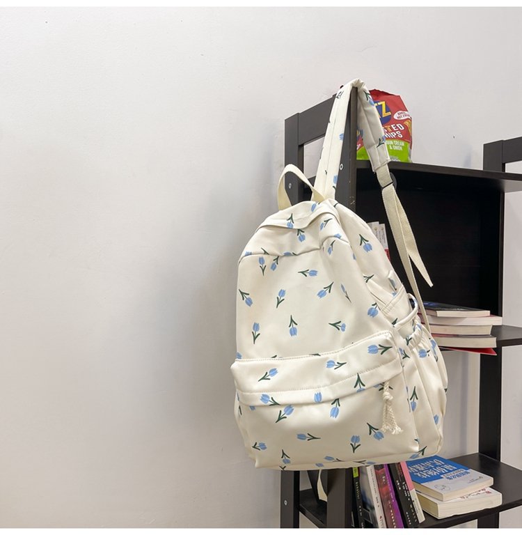 Picture of Schoolbag female Mori girl fresh tulip all-match backpack junior high school college style College student computer backpack