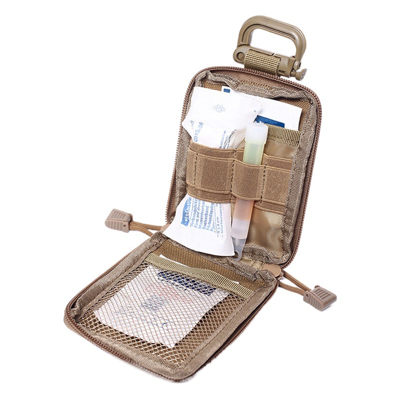 Outdoor Tactical Bag Medical Cosmetics Bag Molle Camouflage Accessory Bag Multifunctional Small Waist Bag Edc Tool Bag