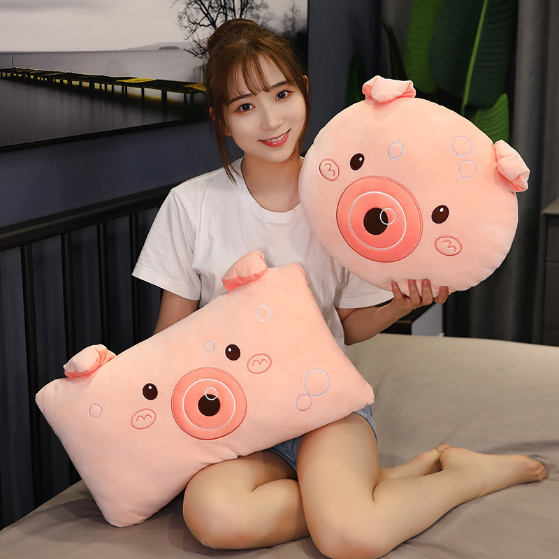 Picture of Internet Popular Bubble Pig Doll Camera Pig Doll Cute Plush Toy Girl's Sleeping Pillow Gift