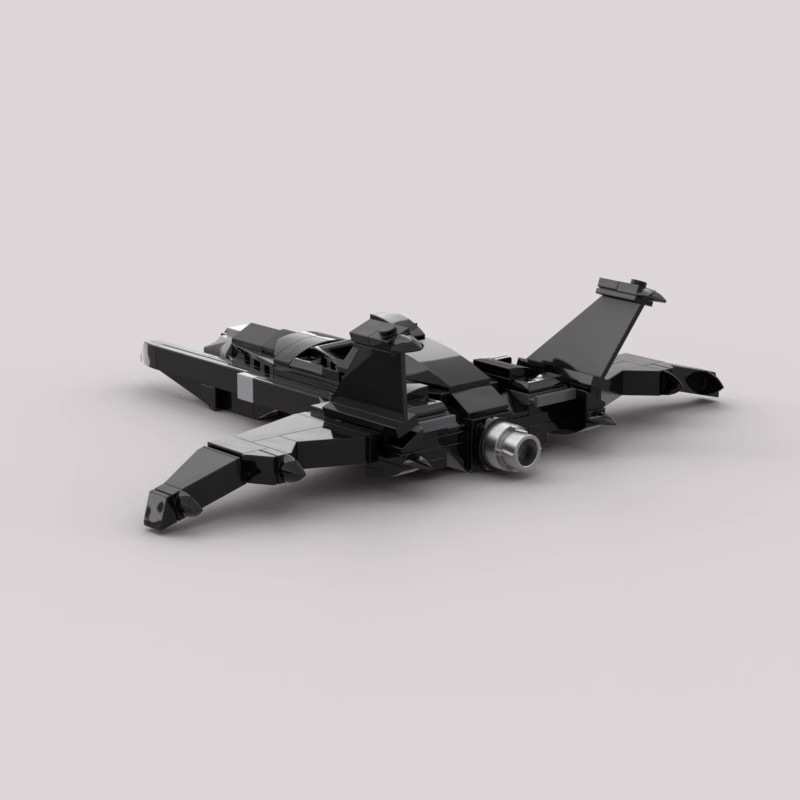 Picture of MOC Kids Gift Blocks Batman Chariot Compatible Lego Arkham Bat Wing Model Male Assembled Toy