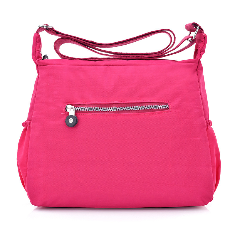 Picture of One-Piece Hair Simple All-Match Shoulder Bag Women's Waterproof Nylon Cloth Bag Casual Large Capacity Lightweight Travel Crossbody Bag