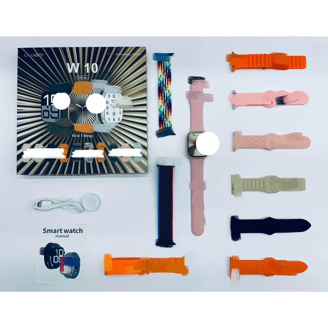 Picture of Cross-border explosions W10 10 in one smart Bluetooth electronic watch