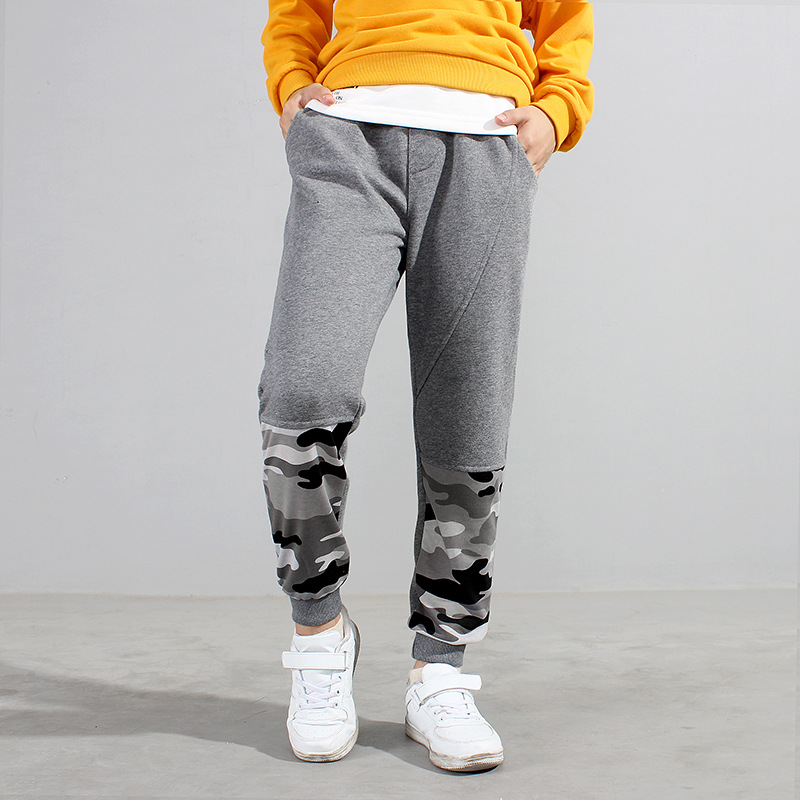 Picture of Autumn Children's Pants Korean Style New Children's Sports Long Pants Big Children's Pure Cotton Casual Anti-Mosquito Pants Children's Pants Wholesale