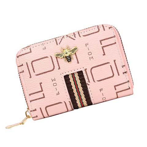 Picture of Manufacturer Wholesale Korean Card Holder Women's Ribbon Bee Card Holder Large Capacity Multi-Functional Bank Card Id Storage Card Holder