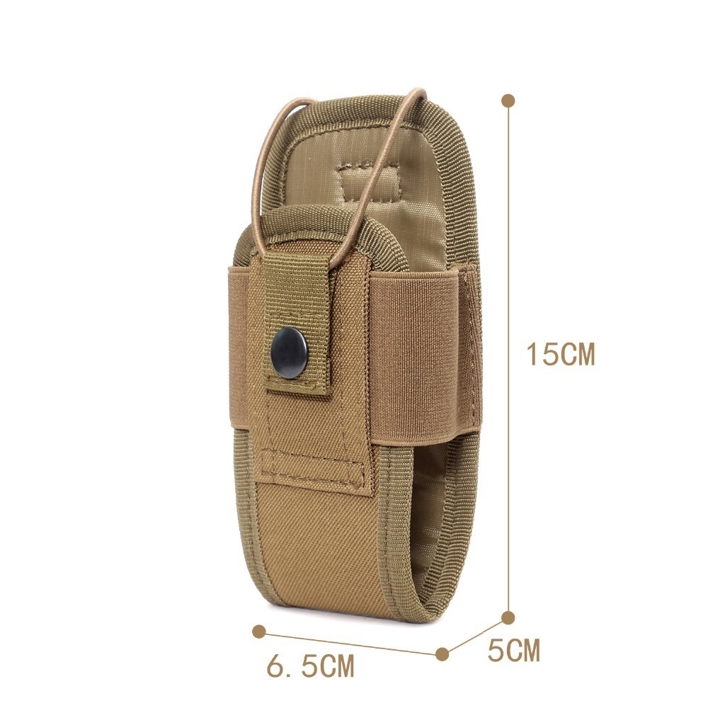 Picture of Multi-function walkie-talkie hanging bag Molle tactical bag military fan camouflage accessory bag outdoor sports auxiliary bag