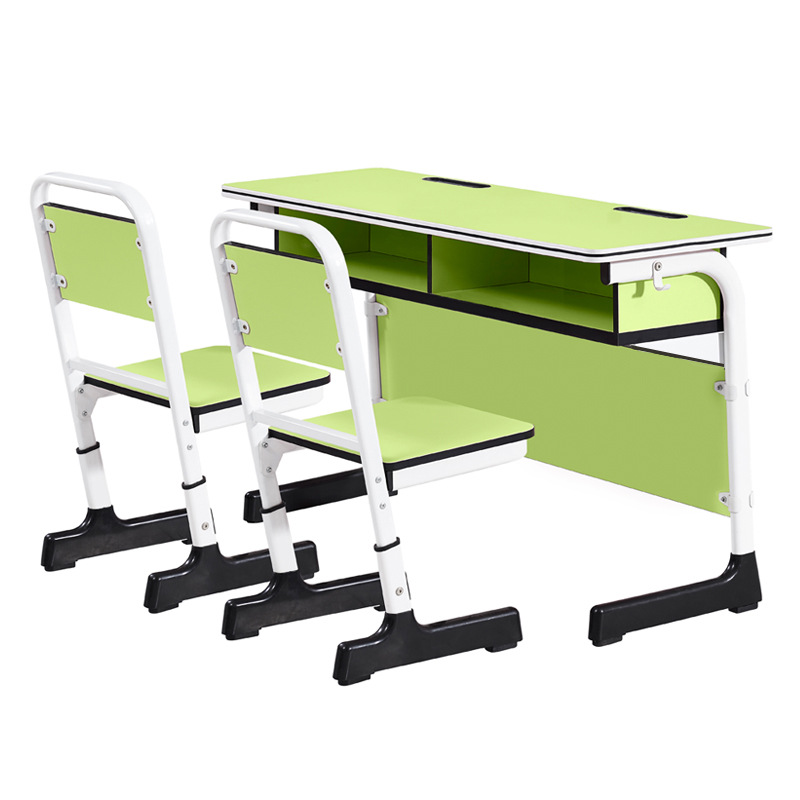 Picture of Students' Desks and Chairs Training Course for Primary and Secondary School Students Cram School Tutorial Class Single Double Lift Training Organization Tables and Chairs
