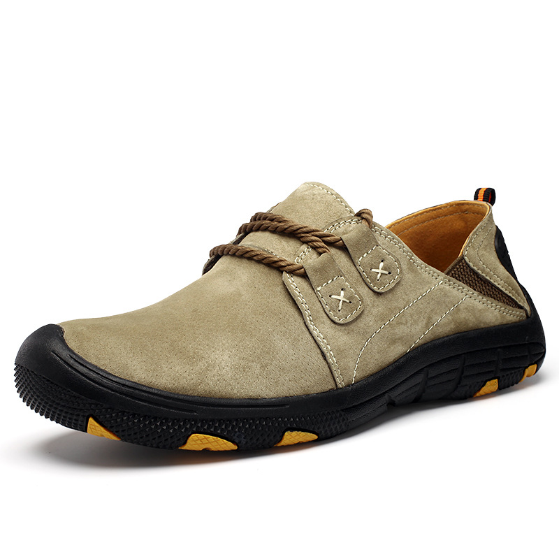 Cross-border cross-border 2024 new men's sports casual outdoor shoes non-slip wear-resistant hiking shoes plus size hiking shoes