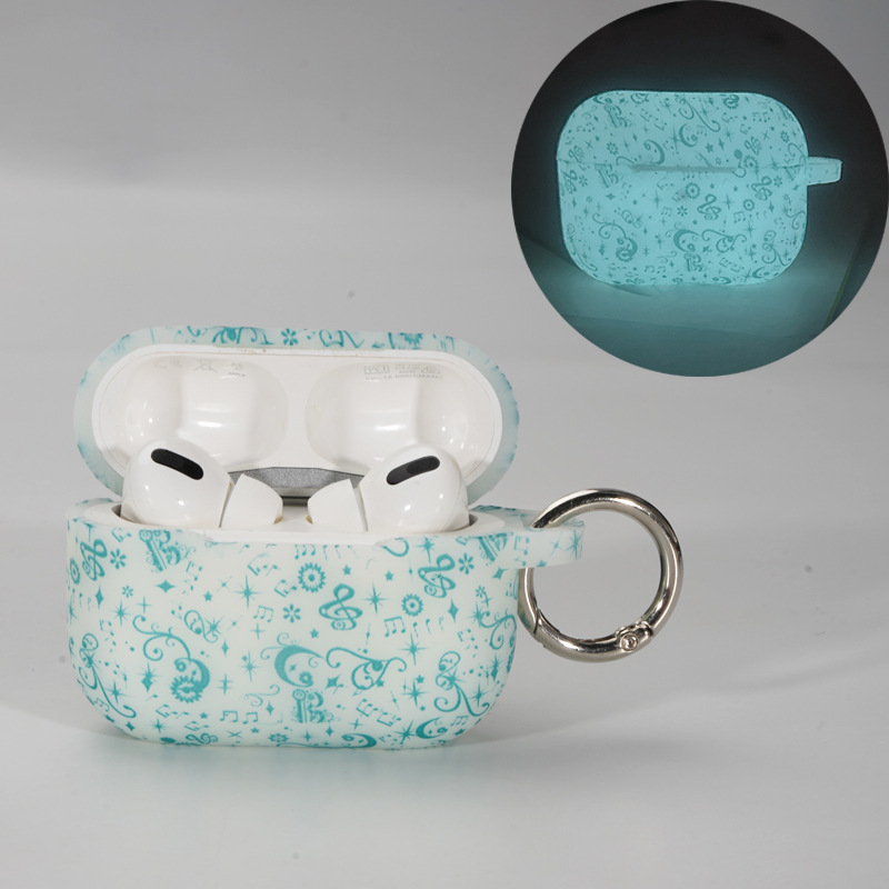 Picture of New applicable airpods protective case for apple 3 generation luminous earphone case airpods pro2 earphone protective case