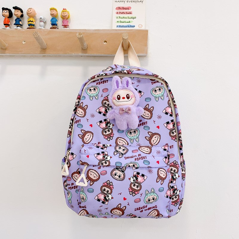 Picture of Children's Schoolbag New Cartoon Cute 3-5 Year Old Doll Backpack Kindergarten Baby Accessories Small Backpack Cross-Border