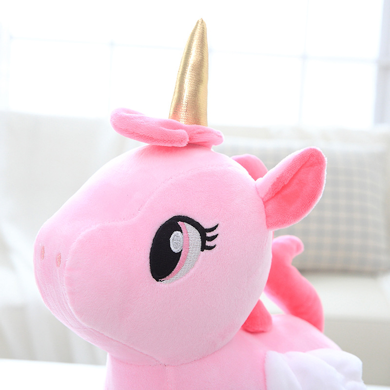 Picture of Angel Unicorn Doll Pony Plush Toy Girl's Heart Doll Lie-Lie Pillow ins Cyber Celebrity Doll