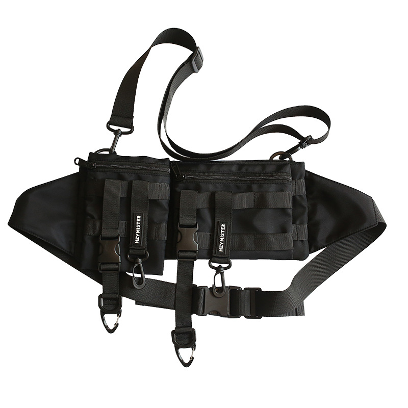 Picture of Foreign Trade Chest Bag Men's Crossbody Chest Bag Ins Fashionable Casual Detachable Functional Shoulder Bag Men's Crossbody Bag