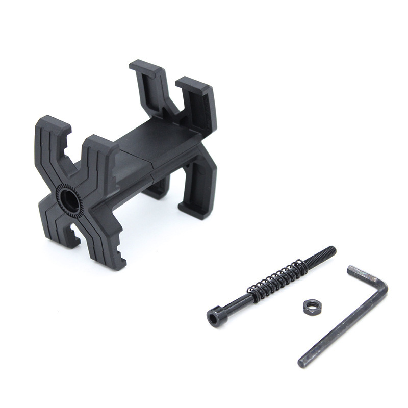 Picture of New X-type adjustable 5.56 nylon shunt model M4 telescopic shunt cross-border hot selling