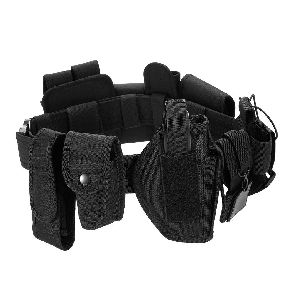Tactical Belt 10-piece Set Multifunctional Outdoor Sports Ten-piece Set Belt Security Guard Duty Training Belt