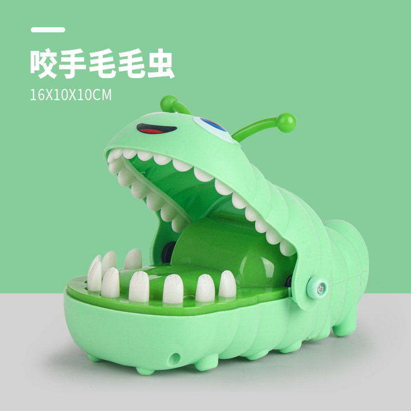 Picture of Hand Bite Crocodile Teeth Bite Finger Shark Bite Decompression Decompression Artifact Shake Tone Same Style Internet Celebrity Children's Toy