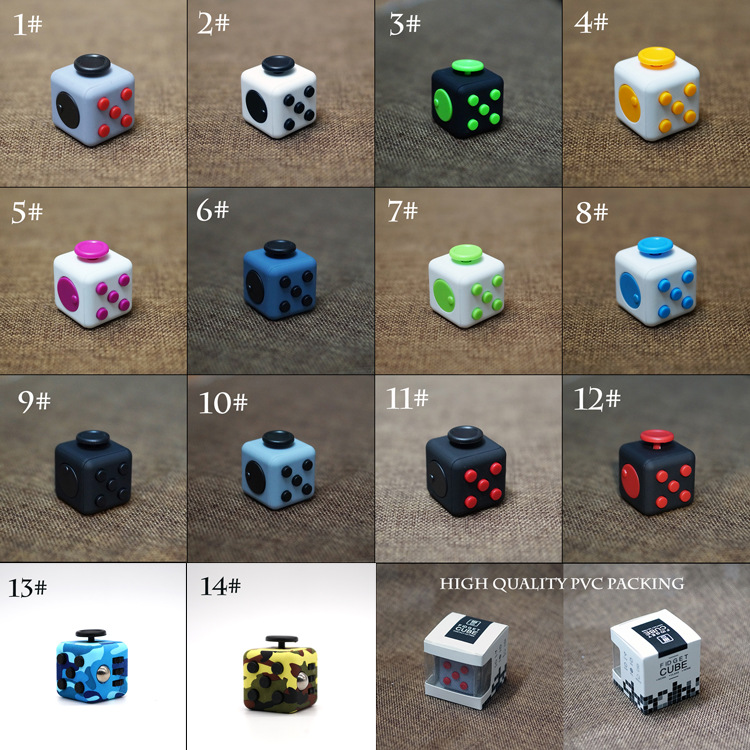 Picture of Fidget cube decompression cube anti-pressure irritability dice psychological hint cube artifact irritability cube
