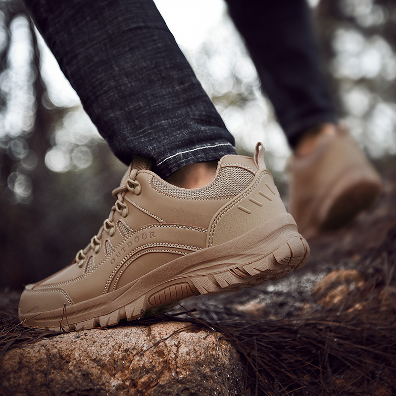 Plus size spring men's shoes 45 waterproof 46 outdoor leisure sports 47 large travel hiking shoes men's 48