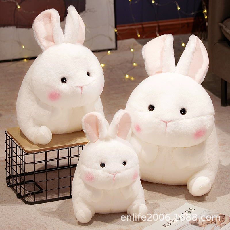 Picture of Cute Jade Rabbit Pillow Personalized Sofa Pillow Moon Rabbit Plush Toy Doll Girls Sleeping Doll