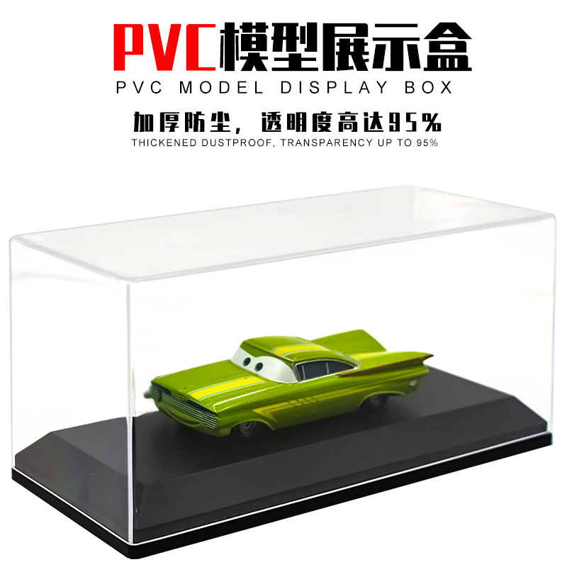 Picture of 1:32PVC car model acrylic display box transparent cover 1:36 base dustproof storage box collection box