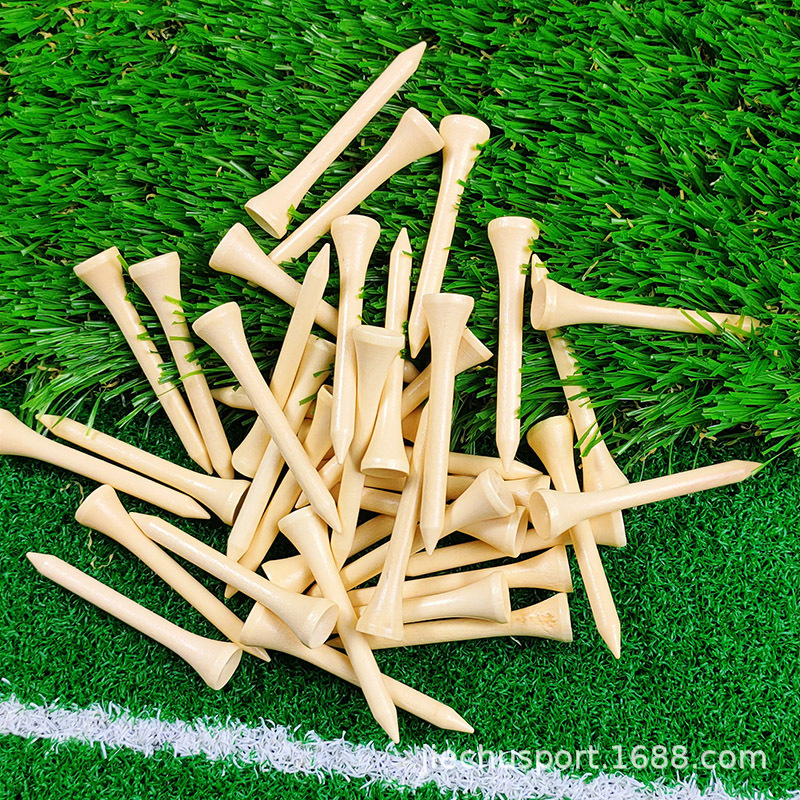 Golf ball nail log TEE wooden ball golf holder with LOGO golf accessories