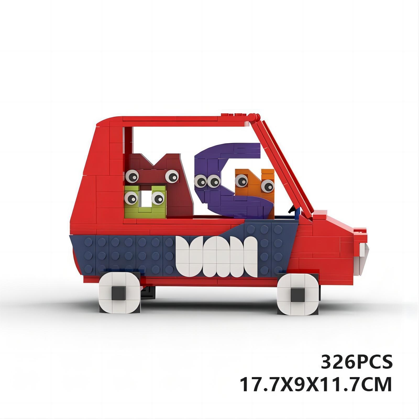 Picture of Cross Border Building Blocks Model MOC Compatible Lego Alphabet Legendary Alphabet Strange Doll VAN Bus Children's Educational Assembled