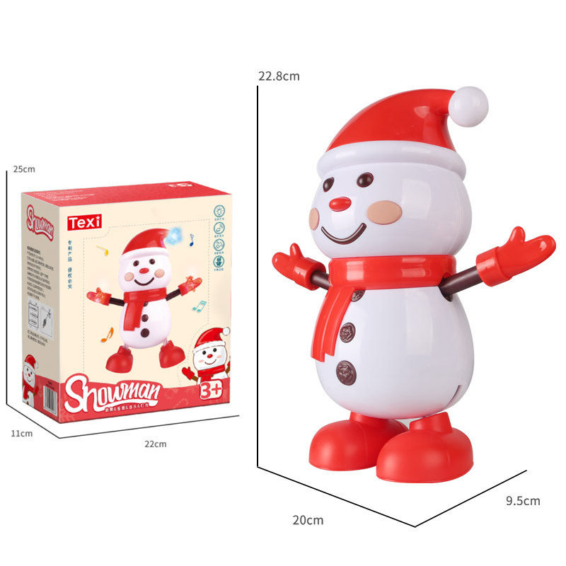 Picture of Electric dancing duckling with sound can move rabbit light walking singing panda dancing robot children's toys