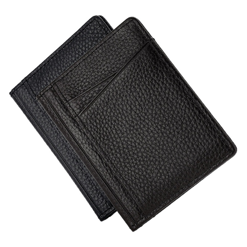 Ultra-thin Leather Card Holder Male Driver's License Leather Holder Cowhide Driver's License Bag Driving License Holder Multi-card ID Bag