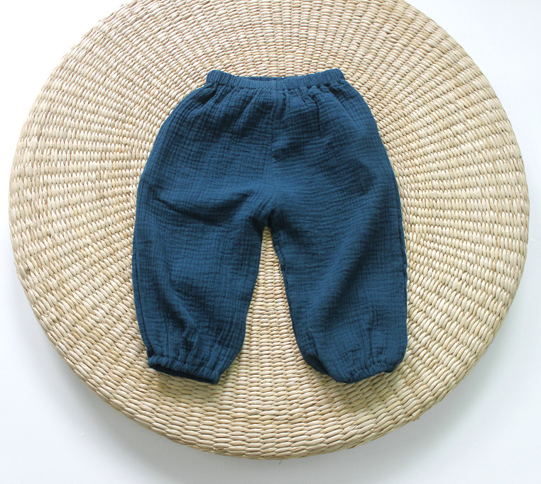 Picture of Forest Map Kidsren's Clothing Kidsren's Pants Summer Boys' Pants Korean Style Pure Color Girls Anti-Mosquito Pants Breathable Versatile Cotton