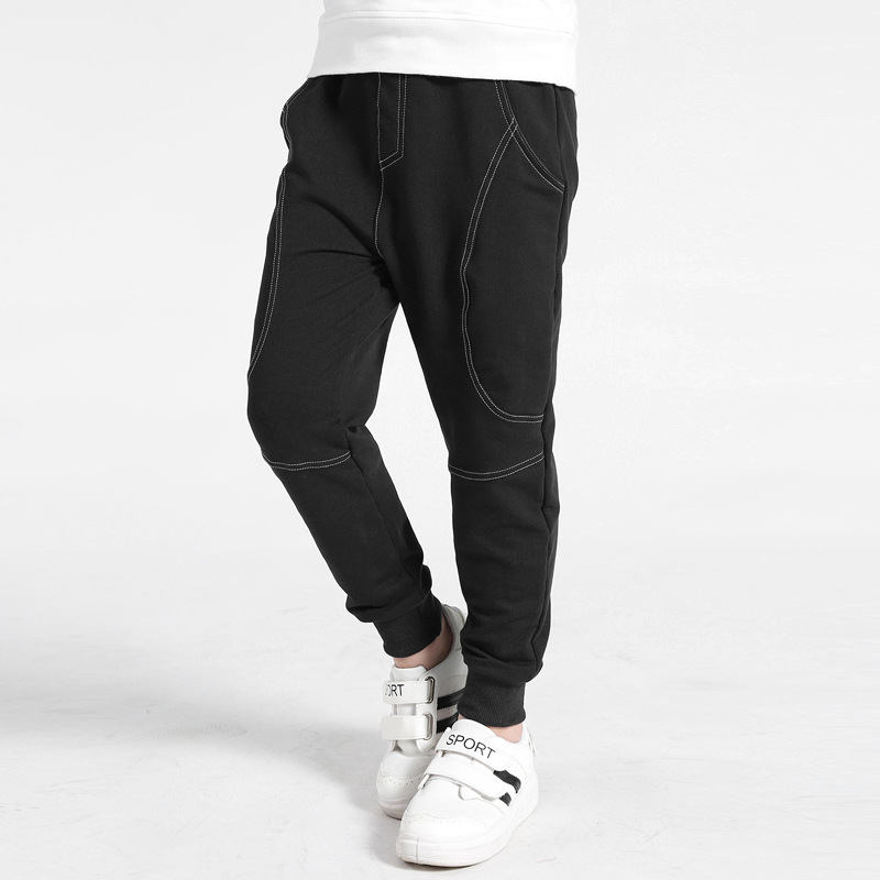 Picture of Autumn Children's Pants Korean Style New Children's Sports Long Pants Big Children's Pure Cotton Casual Anti-Mosquito Pants Children's Pants Wholesale