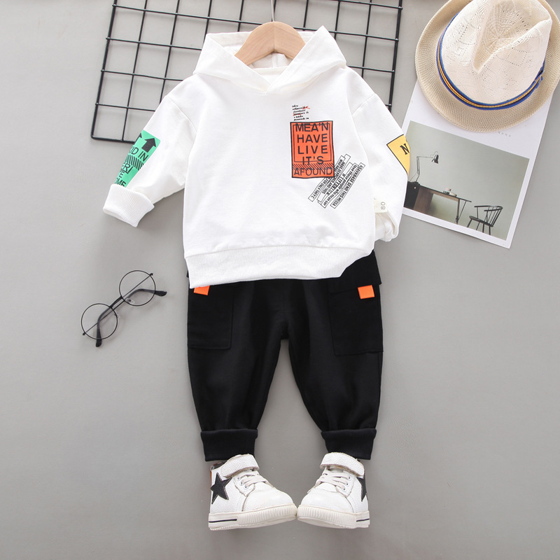 Picture of Korean version of the Spring and Autumn new men's and women's leisure sports version of the long sleeve suit foreign trade children's baby clothing a generation of hair