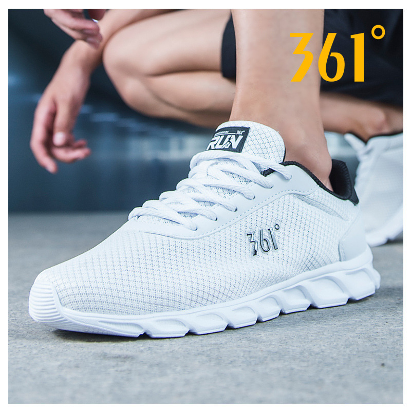 361 degree men's shoes 2025 summer wear-resistant running shoes sports net shoes mesh breathable leisure shoes for men and women sneaker