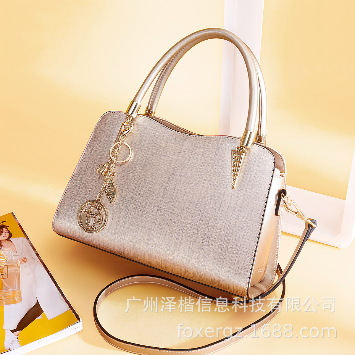 Bags for Women 2025 Popular Fashion Commuter Mom Bag Two-Layer Cowhide Large Capacity Women's Tote Bag Handbag